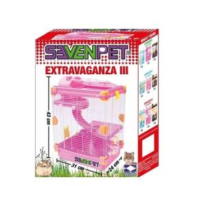 JAULA EXTRAVAGANZA III 31X24X46CM ROSA