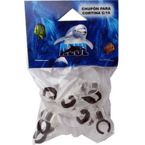 CHUPON PARA CORTINA C/10 PZAS.