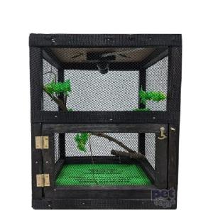 IGUANARIO MINI FERI 30X30X40CM NEGRO