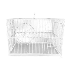 JAULA P/HAMSTER C/RUEDA Y CORREDOR