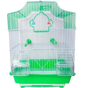 JAULA AVES COLONIAL 30X23X39CM VERDE