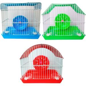 JAULA HAMSTERS CURVA ROJA