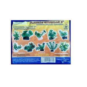 PLANTA PLASTICO SURTIDA 3  50 PZAS.