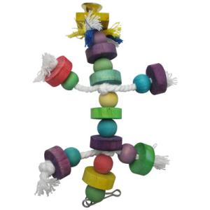 JUG. P/PAJAROS CUERDAS C/MADERA MEDIANO