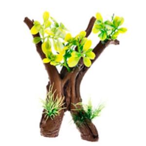 RAIZ C/PLANTAS #1 15X10X14CM