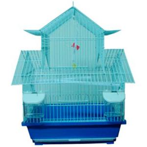 JAULA P/AVES 2 AGUAS 37X28X48 CM.