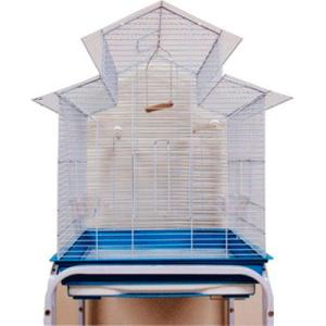 JAULA 4 AGUAS P/AVES 48X36X65 CM.