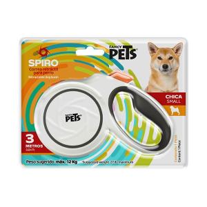 CORREA RETRACTIL SPIRO CHICA BLANCA