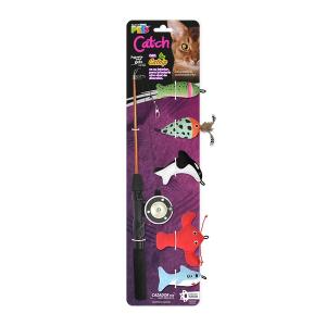 CAÑA DE PESCAR P/GATO C/5JGTES