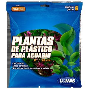 PLANTAS P/ACUARIO 8  20CMS C/6PZA