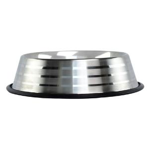 PLATO DE ACERO ESTRIADO 8 OZ.