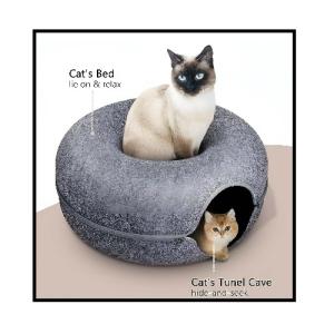 CUEVA DONA P/GATO CHICA GRIS OXFORD