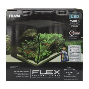 ACUARIO FLUVAL FLEX 34 LTS. NEGRO