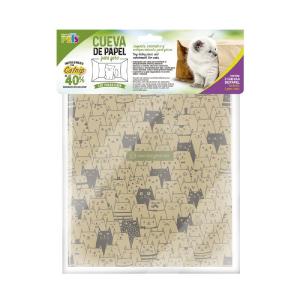 CUEVA DE PAPEL C/CATNIP P/GATO