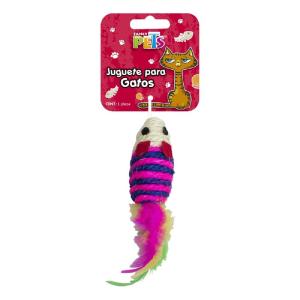 JUGUETE RATON C/PLUMAS