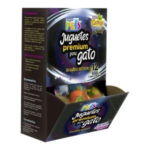 CAJA DE JUGUETES PREMIUM P/GATO - 36 PZAS