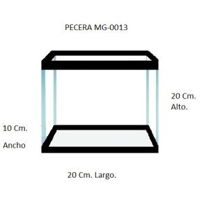 PECERA DE CINTA ALTA 20X10X20CMS