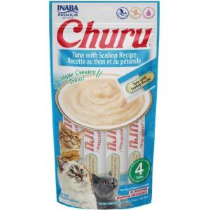 (4 PZS) CHURU ATUN Y VIEIRA GOLOSINA P/GATO 14GRS