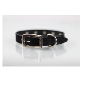 COLLAR PIEL C/ESTOPEROLES 2CM T12 NEGRO