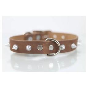 COLLAR PIEL C/PICOS 2CM T18 PIEL
