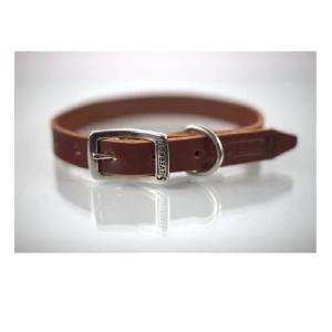 COLLAR PIEL LISO 2CM T12 PIEL