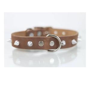 COLLAR PIEL C/PICOS 2CM T12 PIEL