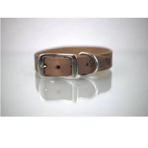 COLLAR PIEL LISO 3CM T18 PIEL