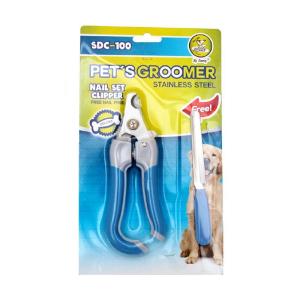 SDC100 SET CORTAUÑAS IMP. DOGGY ACERO GD