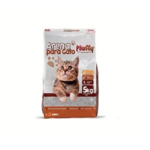 ARENA PARA GATOS PAWFFY SIN AROMA 5 KG