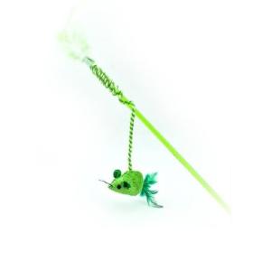 JUGUETE PARA GATOS PAWFFY STICK CON CUERDA Y PELUCHE