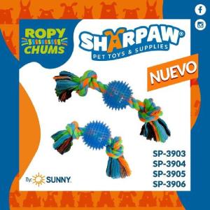 ROPY CHUMS HUESO HILO C/PELOTA PICOS 10