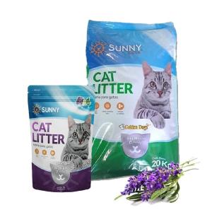 ARENA PARA GATOS CON AROMA LAVANDA 20 KGS
