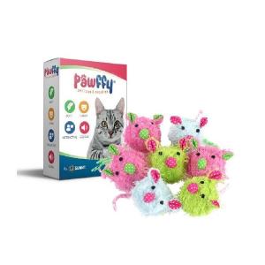 JUGUETE PARA GATOS PAWFFY 30PZ RAT/PLUMA