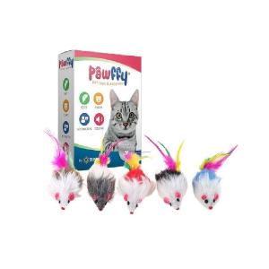 JUGUETE PARA GATOS PAWFFY 30PZ RAT/HILO