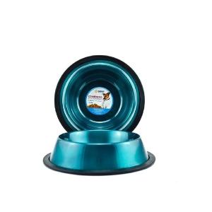 COMEDERO IMPORTADO ACERO INOX 8oz AZUL AQUA