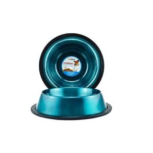 COMEDERO IMPORTADO ACERO INOX 32oz AZUL AQUA