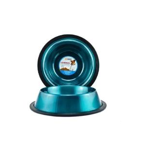 COMEDERO IMPORTADO ACERO INOX 64oz AZUL AQUA