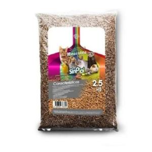 PELLET DE MADERA P/MASCOTAS 2.5KGS SIN PIPI
